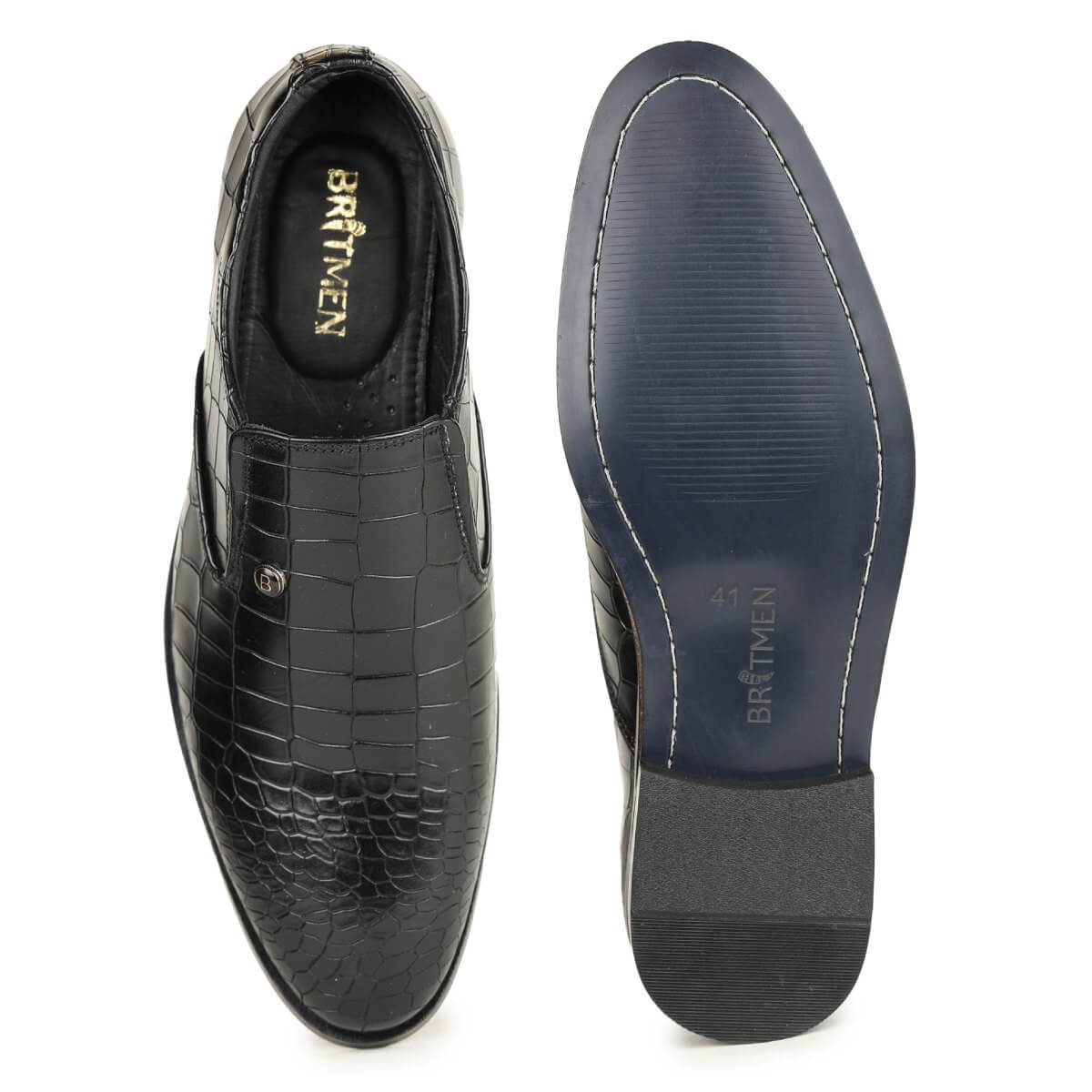 black crocodile print loafers_7