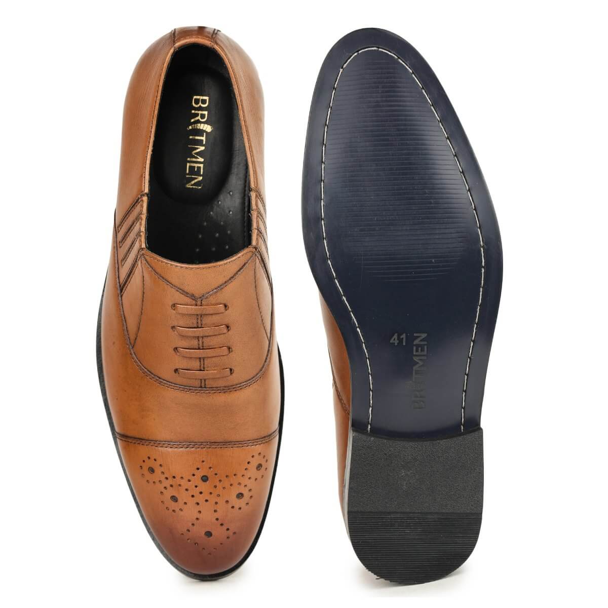  brogue shoes formal tan4