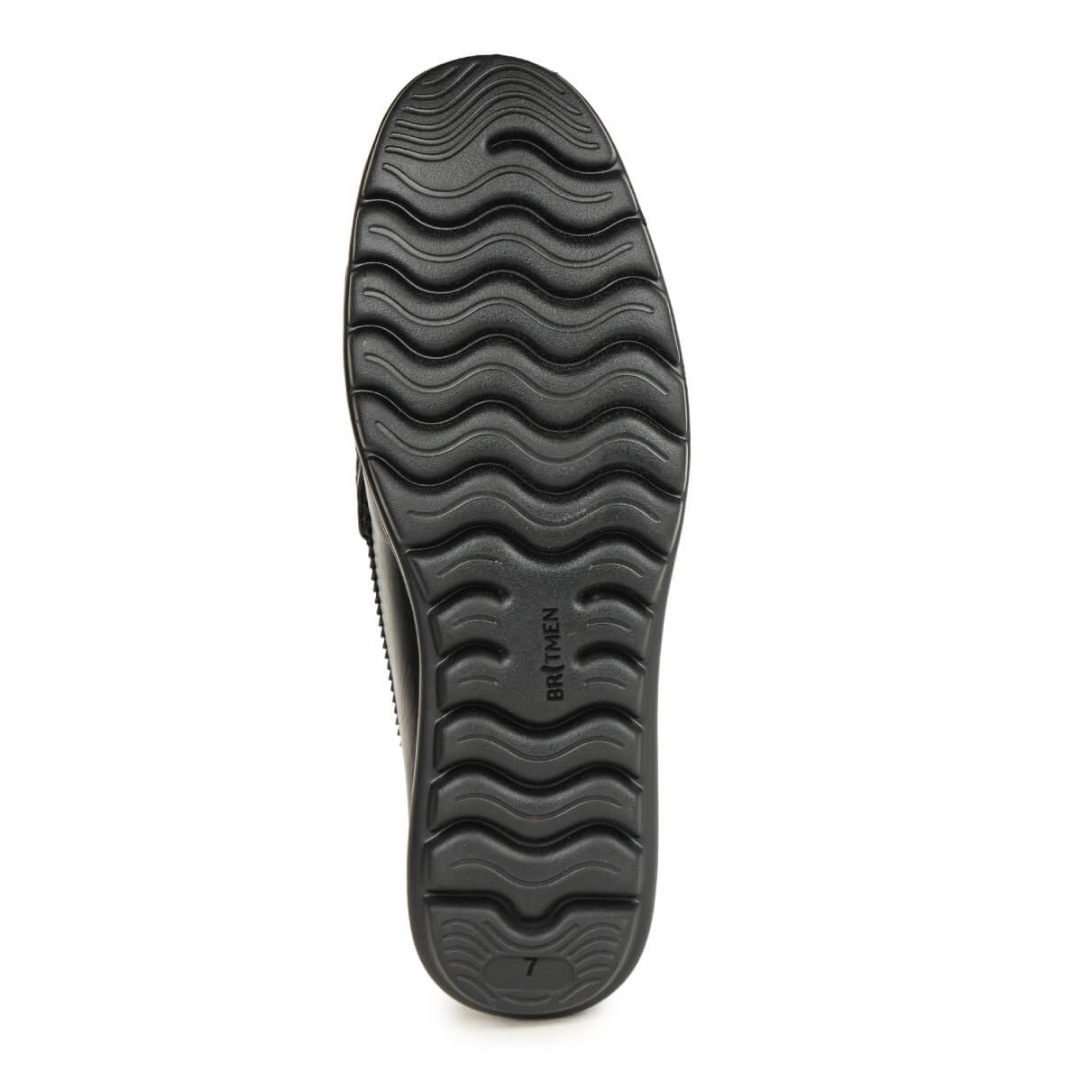 men's textured loafers black6