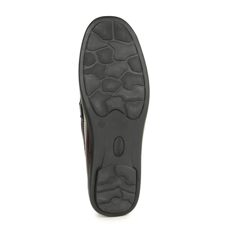checkbox pattern loafers brown_1