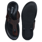 Men’s Genuine Leather Slippers CN 81 – V-Toe Design with Cushioned Insole 