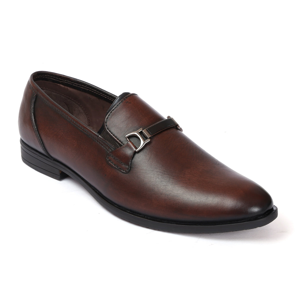 Buckle Formal Shoes - 3212_brown