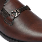 Buckle Formal Shoes - 3212_brown1