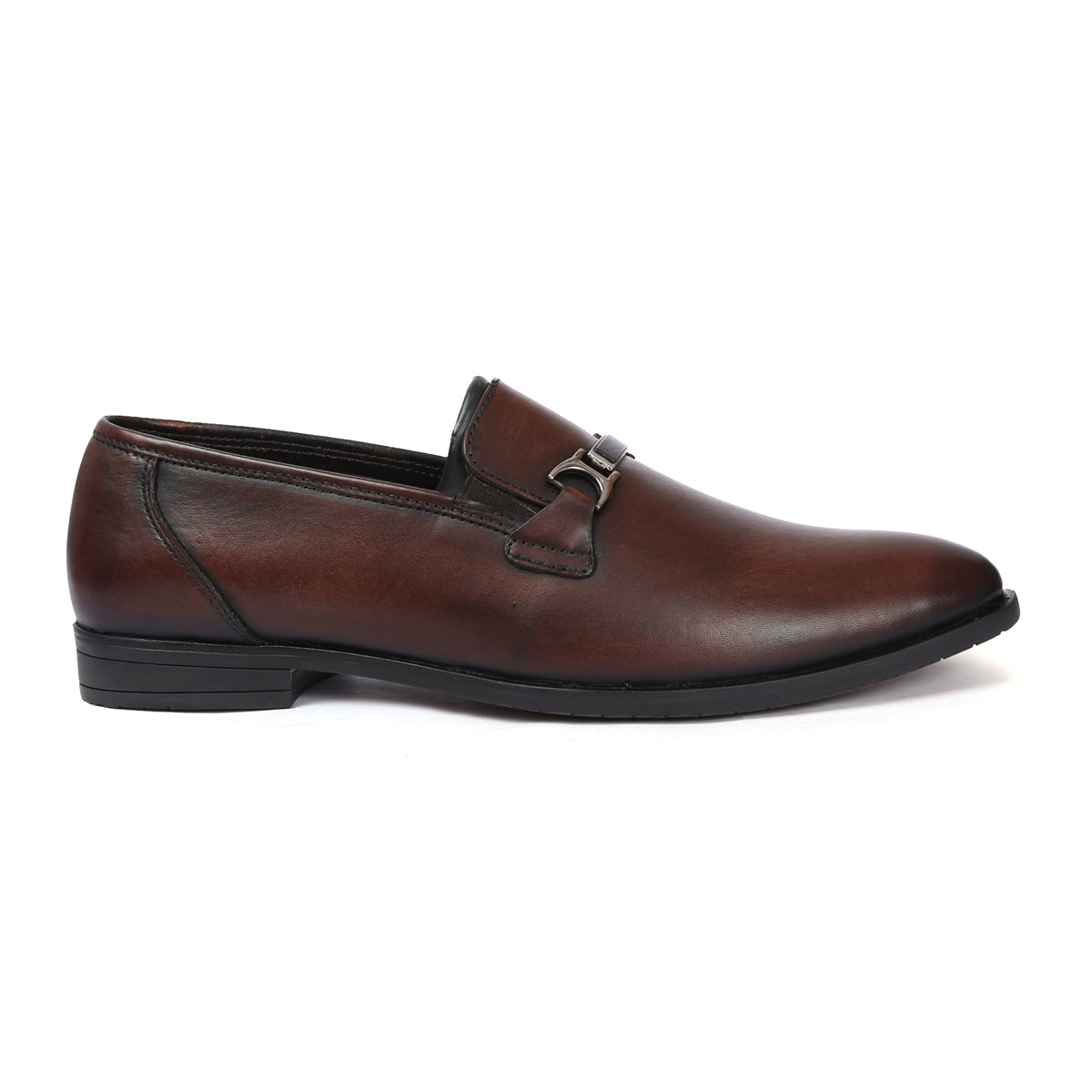 Buckle Formal Shoes - 3212_brown2