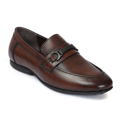 Textured Casual Slip-On Shoes TM-21_brown