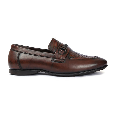 Textured Casual Slip-On Shoes TM-21_brown2