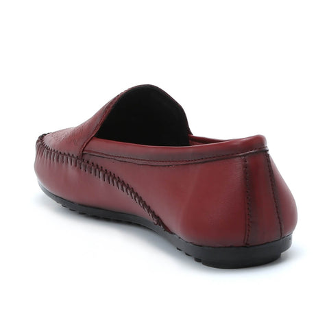 Zoom Shoes Pure Leather Casual Bellies For Women In Brogue Design ZIPPY