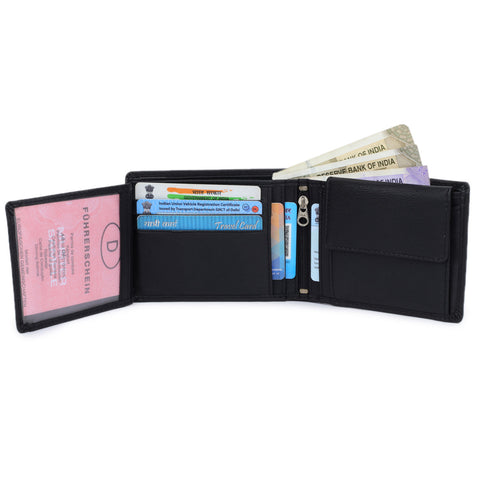 Premium Leather Men's Wallet with RFID Protection ZW28322