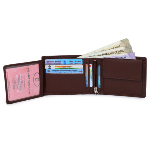 Premium Leather Men's Wallet with RFID Protection ZW28322
