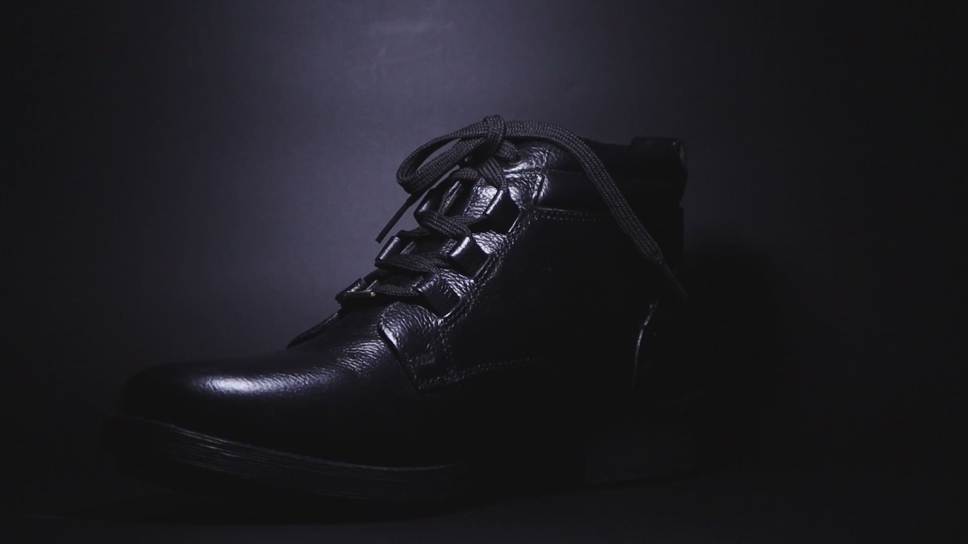 High ankle shoes D-3571 - Jet Black