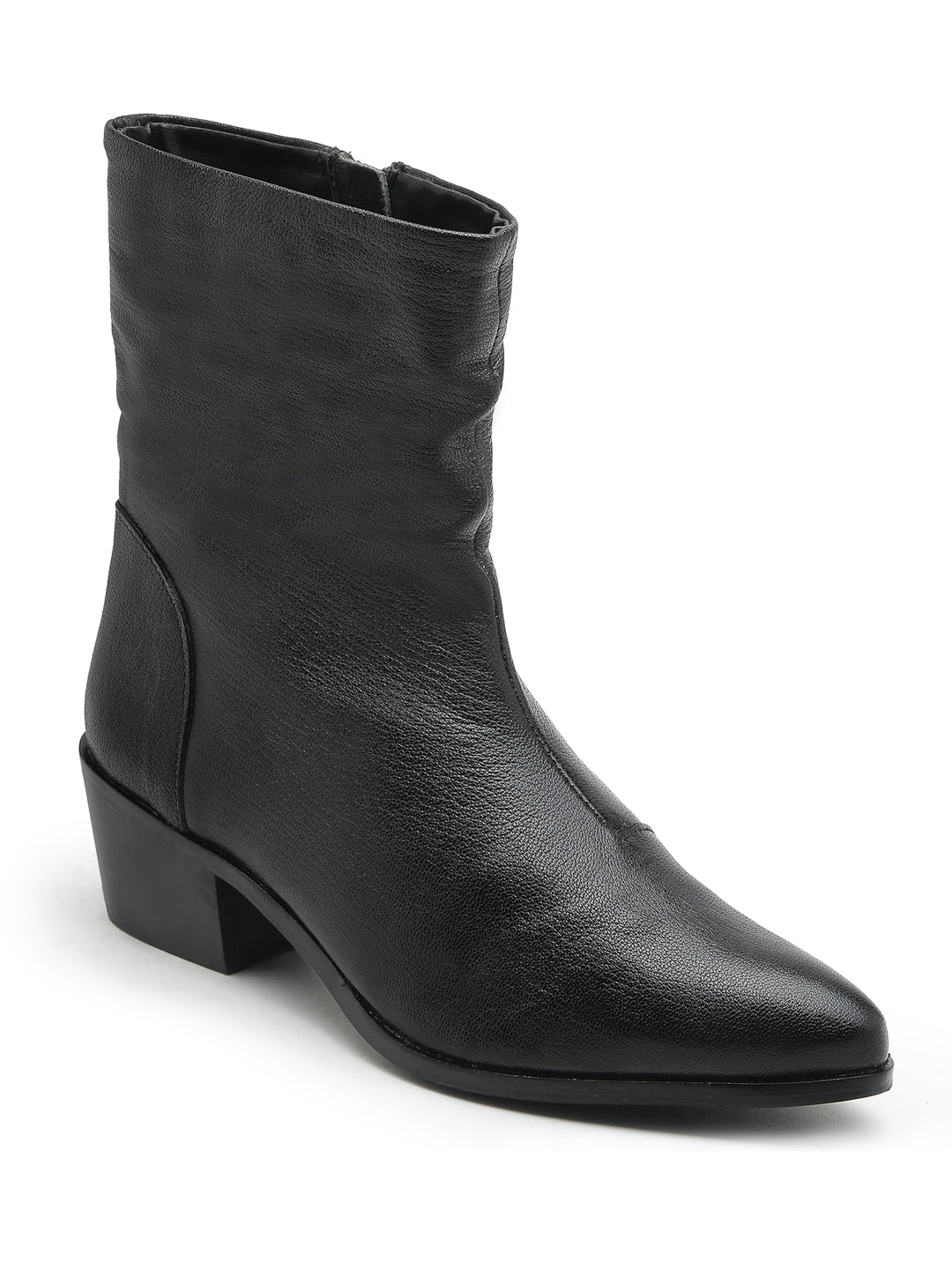 Women's Genuine Leather Ankle Boots - 1044 - image 4