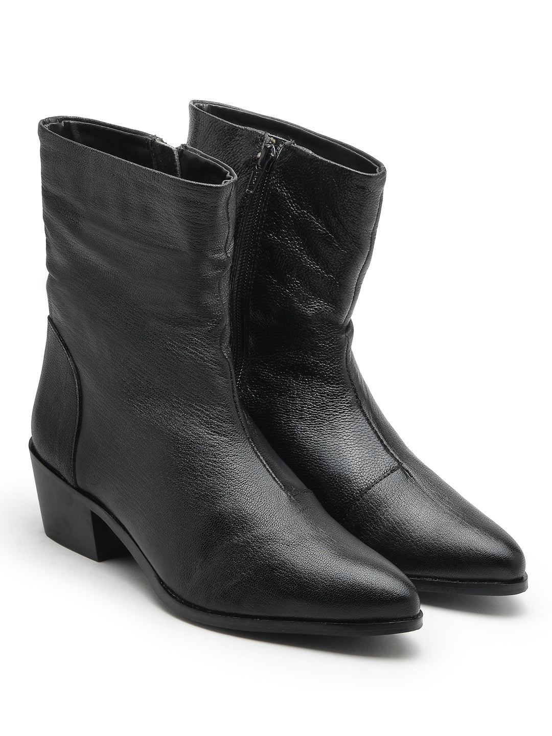 Women's Genuine Leather Ankle Boots - 1044 - image 6