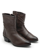 Women's Genuine Leather Ankle Boots - 1044 - image 15