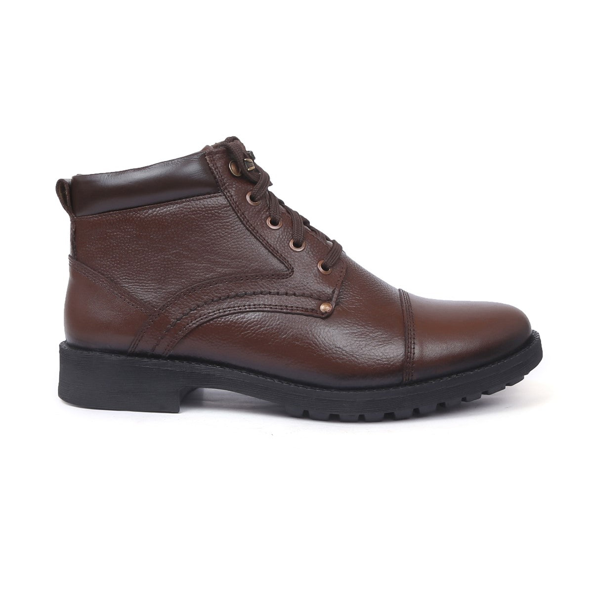 Men's Genuine Leather Lace-Up Boots - 3051 - image 8