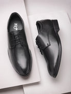 Men's Genuine Leather Derby Formal Shoes - 3287 - image 1