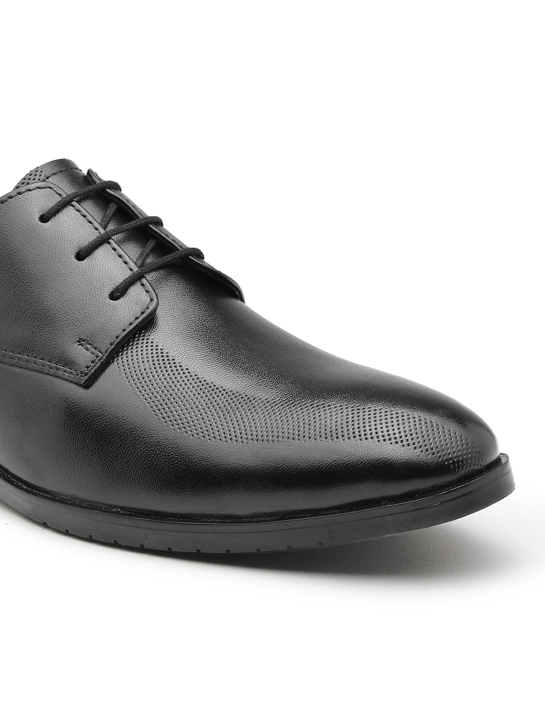 Men's Genuine Leather Derby Formal Shoes - 3287 - image 6
