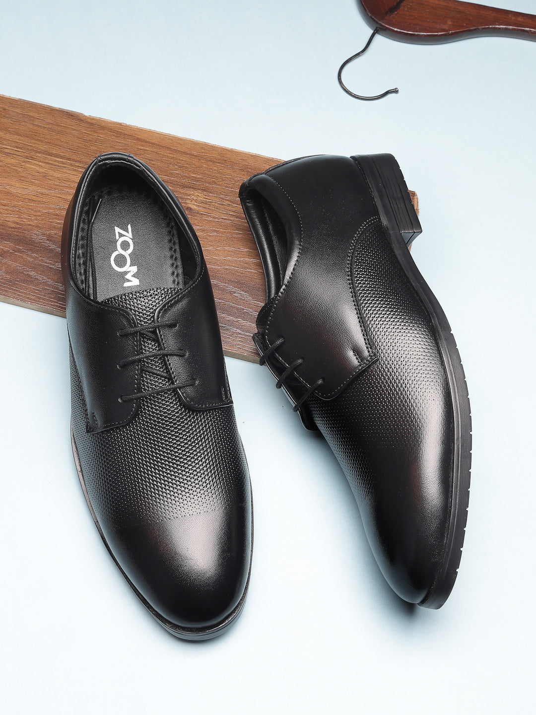 Men's Genuine Leather Derby Formal Shoes - 3290 - image 1