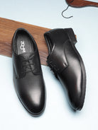 Men's Genuine Leather Derby Formal Shoes - 3290 - image 1