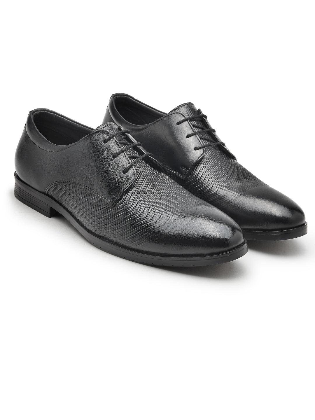 Men's Genuine Leather Derby Formal Shoes - 3290 - image 6
