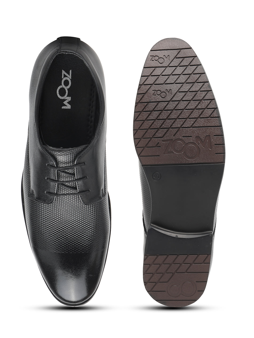 Men's Genuine Leather Derby Formal Shoes - 3290 - image 9