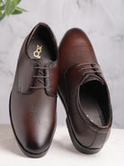 Men's Genuine Leather Derby Formal Shoes - 3290 - image 11