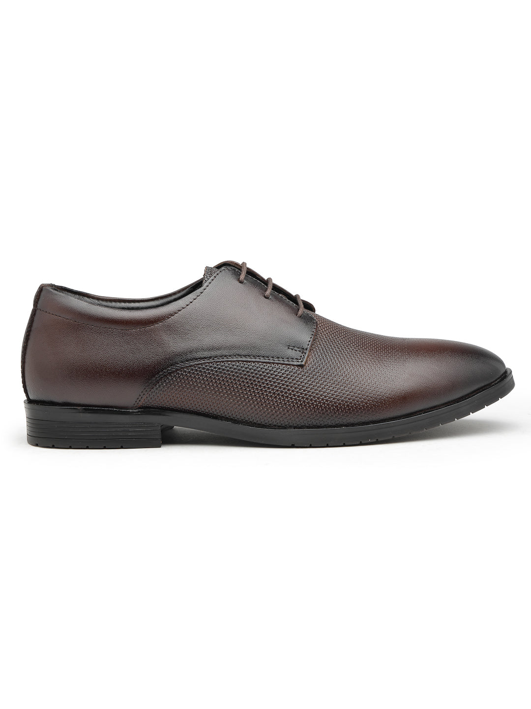 Men's Genuine Leather Derby Formal Shoes - 3290 - image 14