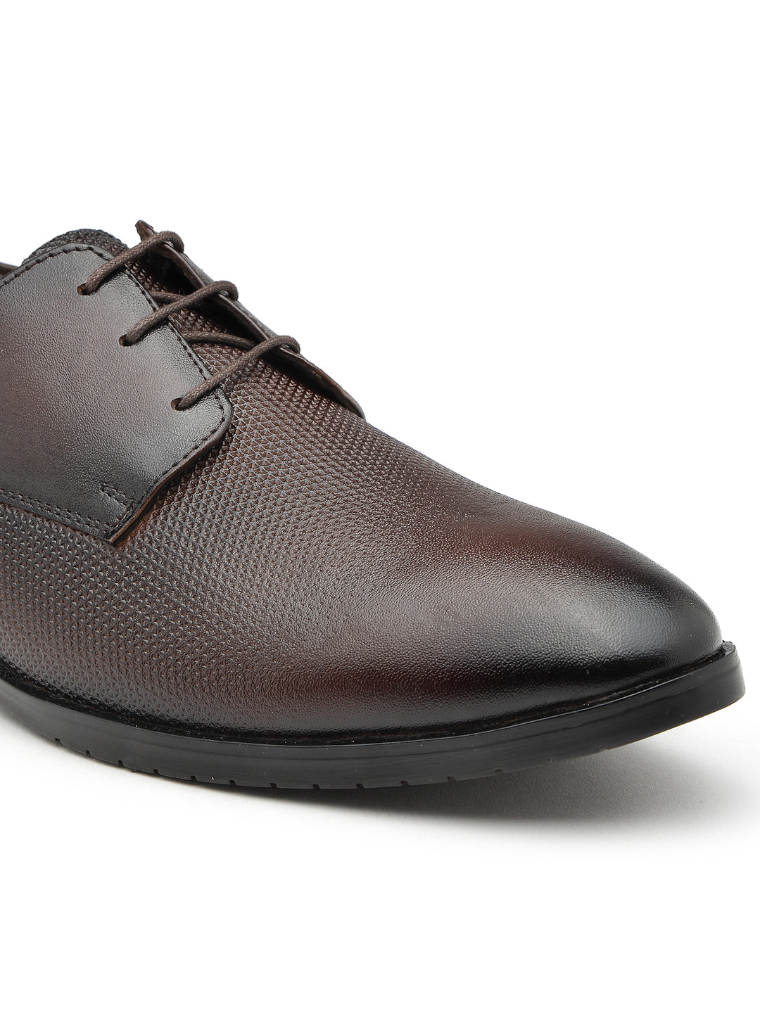 Men's Genuine Leather Derby Formal Shoes - 3290 - image 16