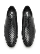 Men's Genuine Leather Derby Formal Shoes - 3292 - image 2