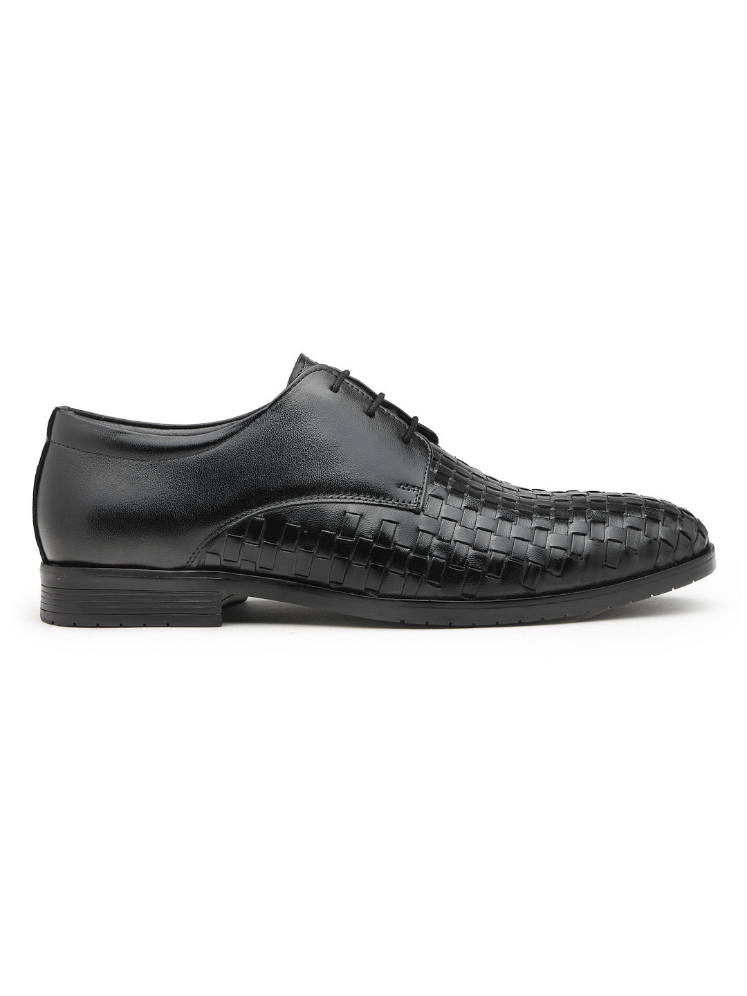 Men's Genuine Leather Derby Formal Shoes - 3292 - image 4