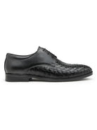 Men's Genuine Leather Derby Formal Shoes - 3292 - image 4