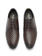 Men's Genuine Leather Derby Formal Shoes - 3292 - image 12