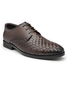 Men's Genuine Leather Derby Formal Shoes - 3292 - image 15