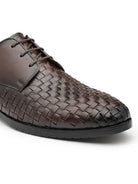 Men's Genuine Leather Derby Formal Shoes - 3292 - image 16