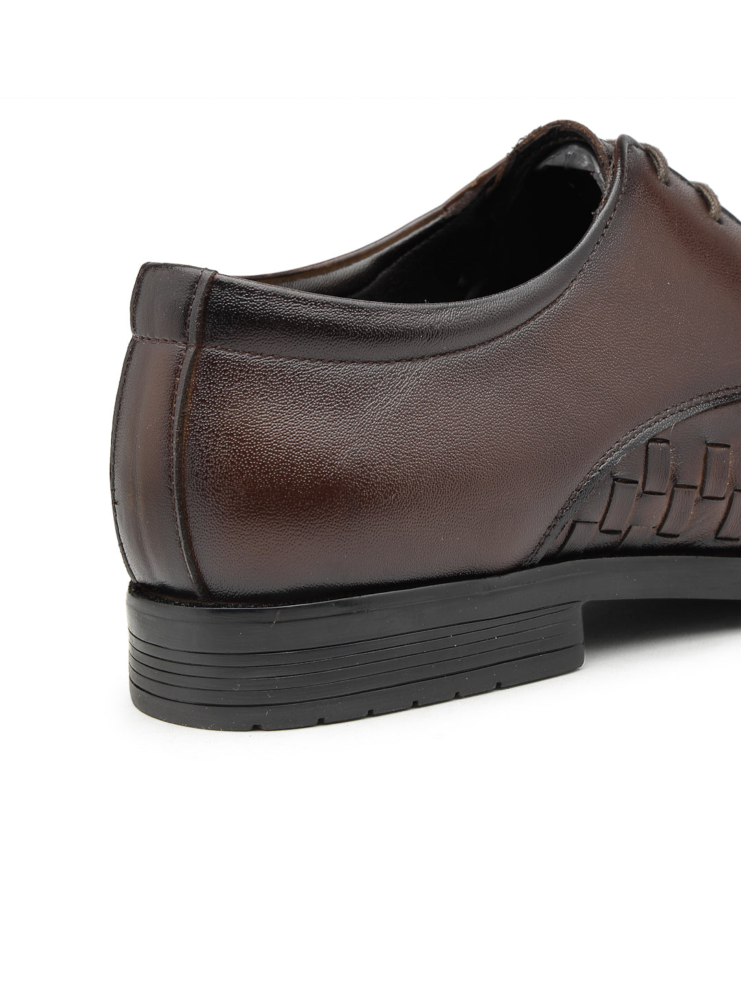 Men's Genuine Leather Derby Formal Shoes - 3292 - image 19