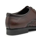 Men's Genuine Leather Derby Formal Shoes - 3292 - image 19