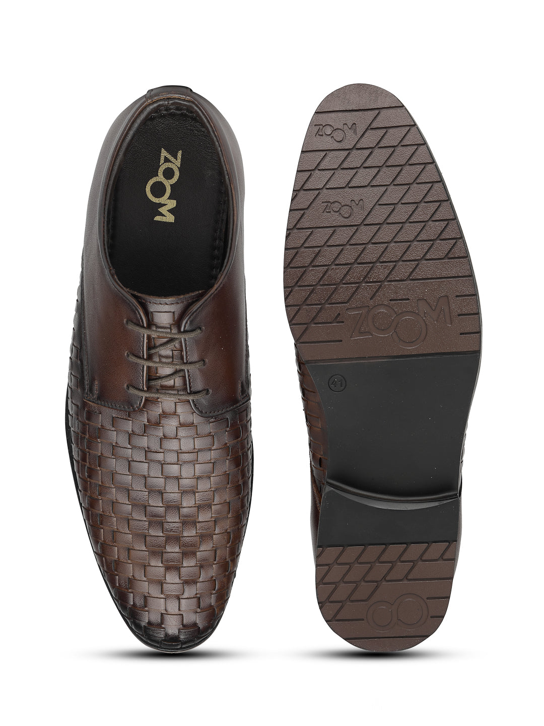Men's Genuine Leather Derby Formal Shoes - 3292 - image 20