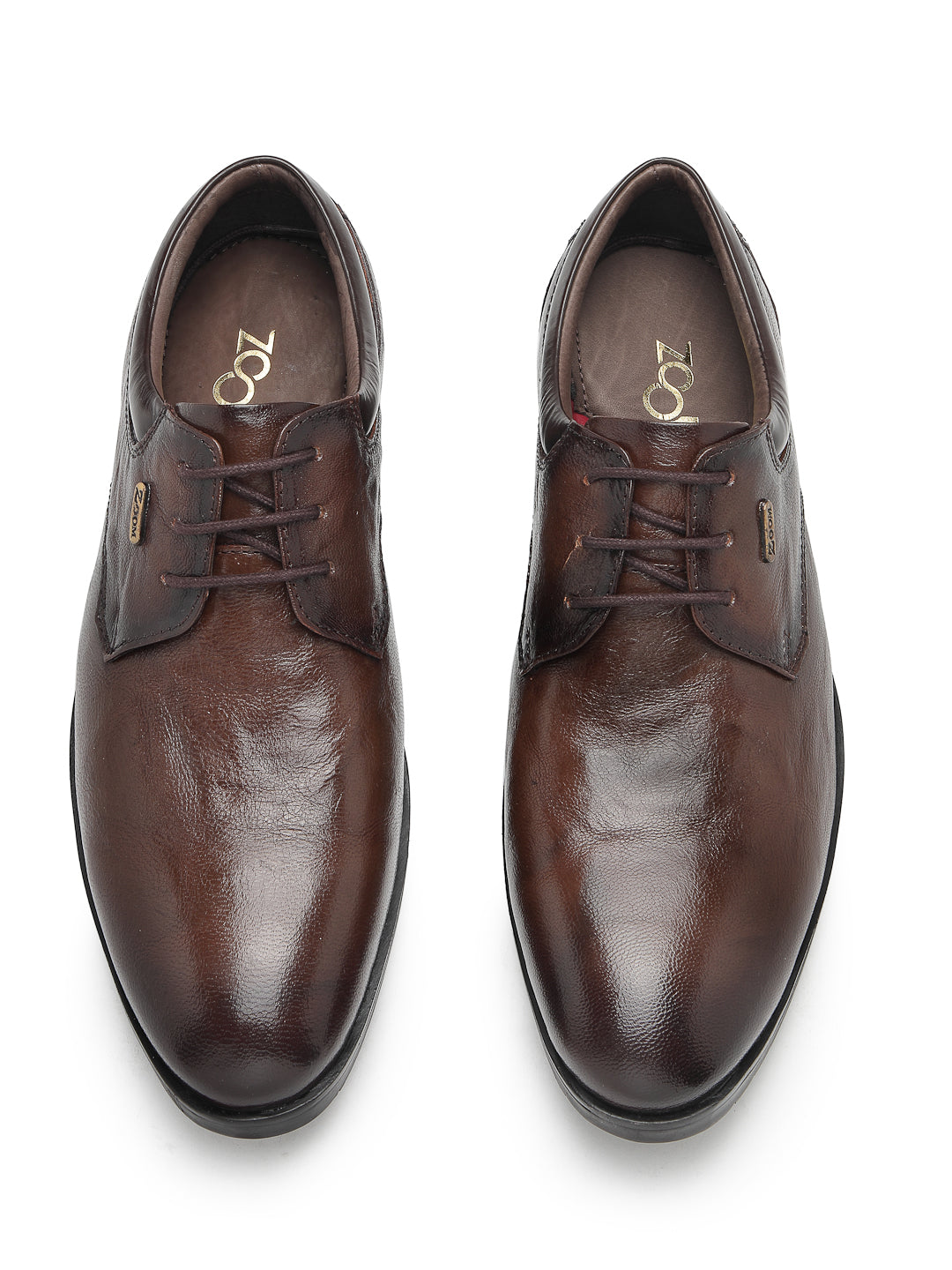 Men's Genuine Leather Derby Formal Shoes - 3295 - image 12