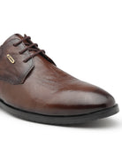 Men's Genuine Leather Derby Formal Shoes - 3295 - image 16