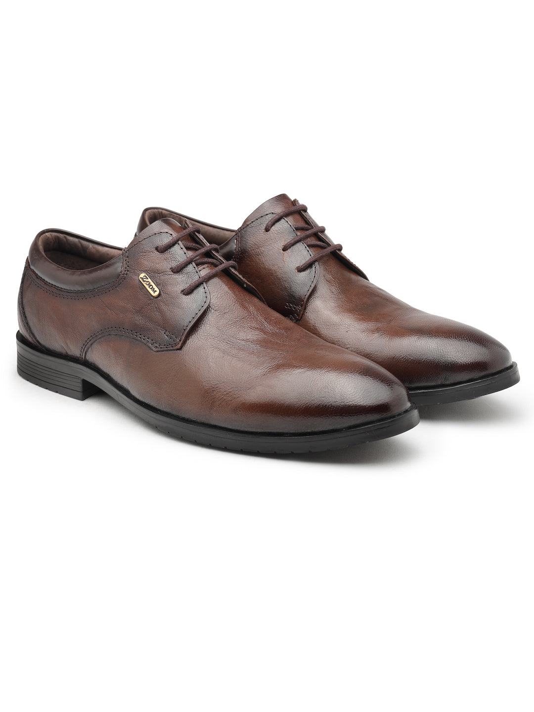 Men's Genuine Leather Derby Formal Shoes - 3295 - image 17