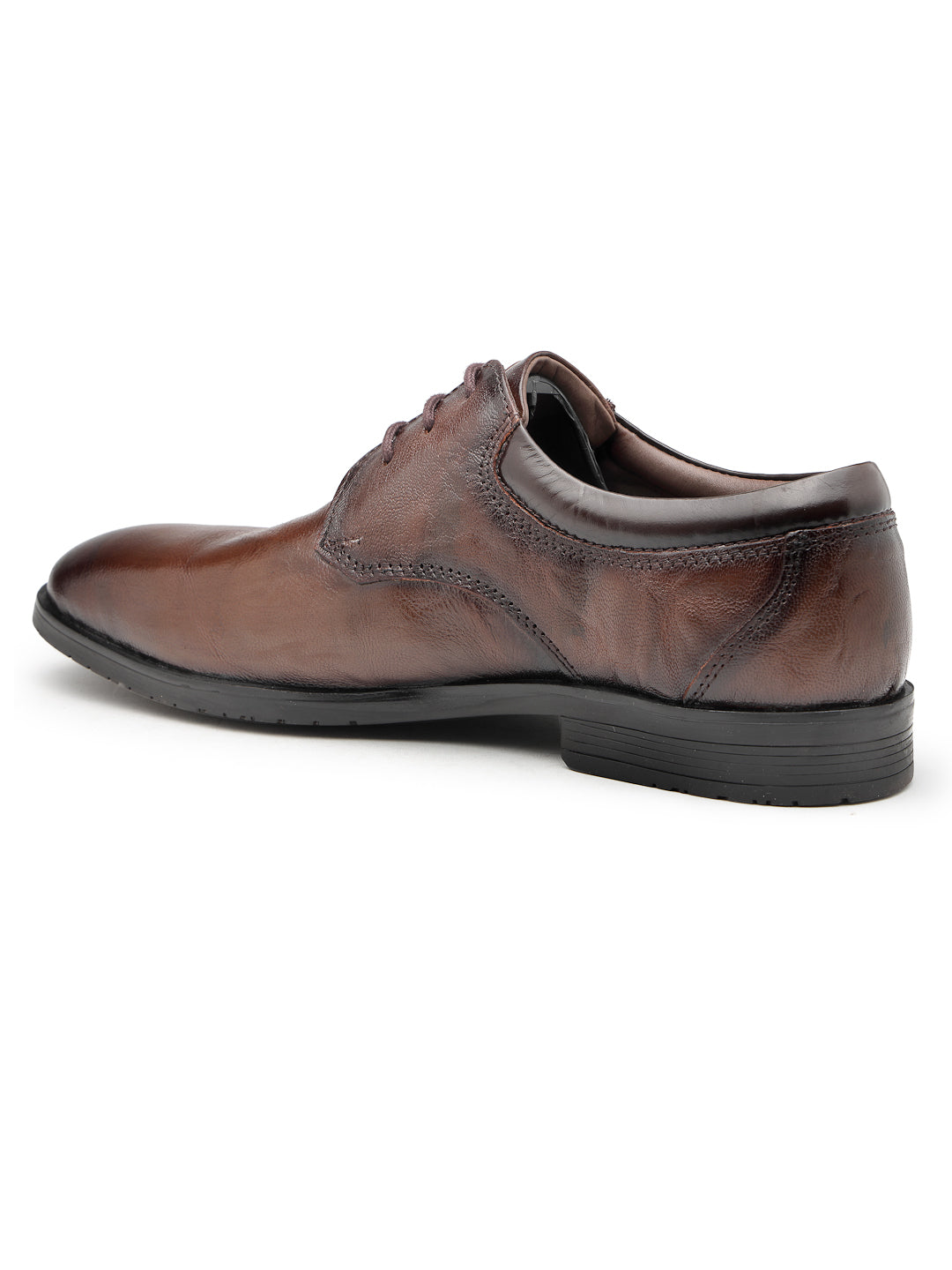 Men's Genuine Leather Derby Formal Shoes - 3295 - image 18