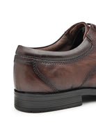 Men's Genuine Leather Derby Formal Shoes - 3295 - image 19