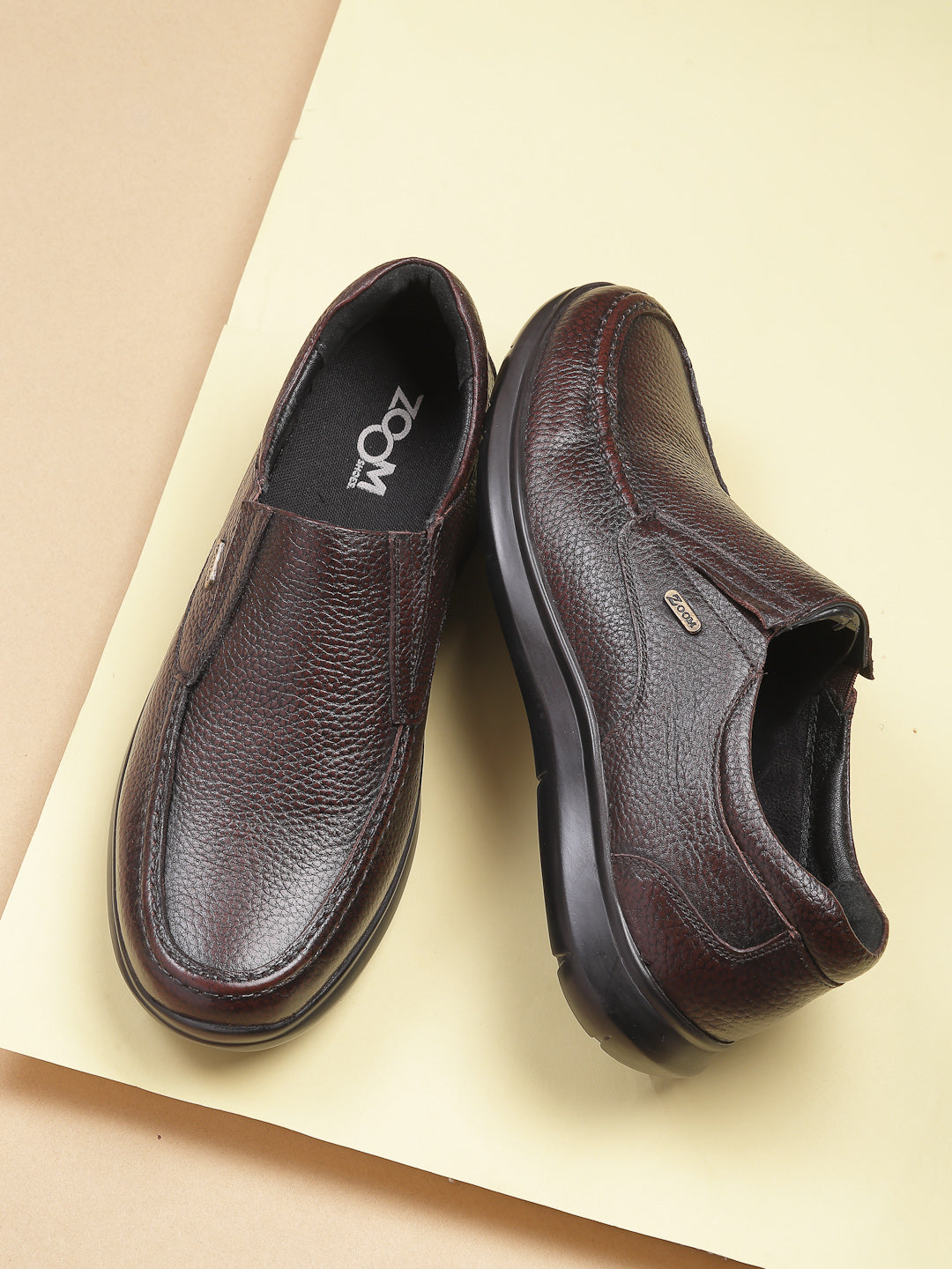 Men's Genuine Leather Casual Slip-On Shoes - 3313 - image 11