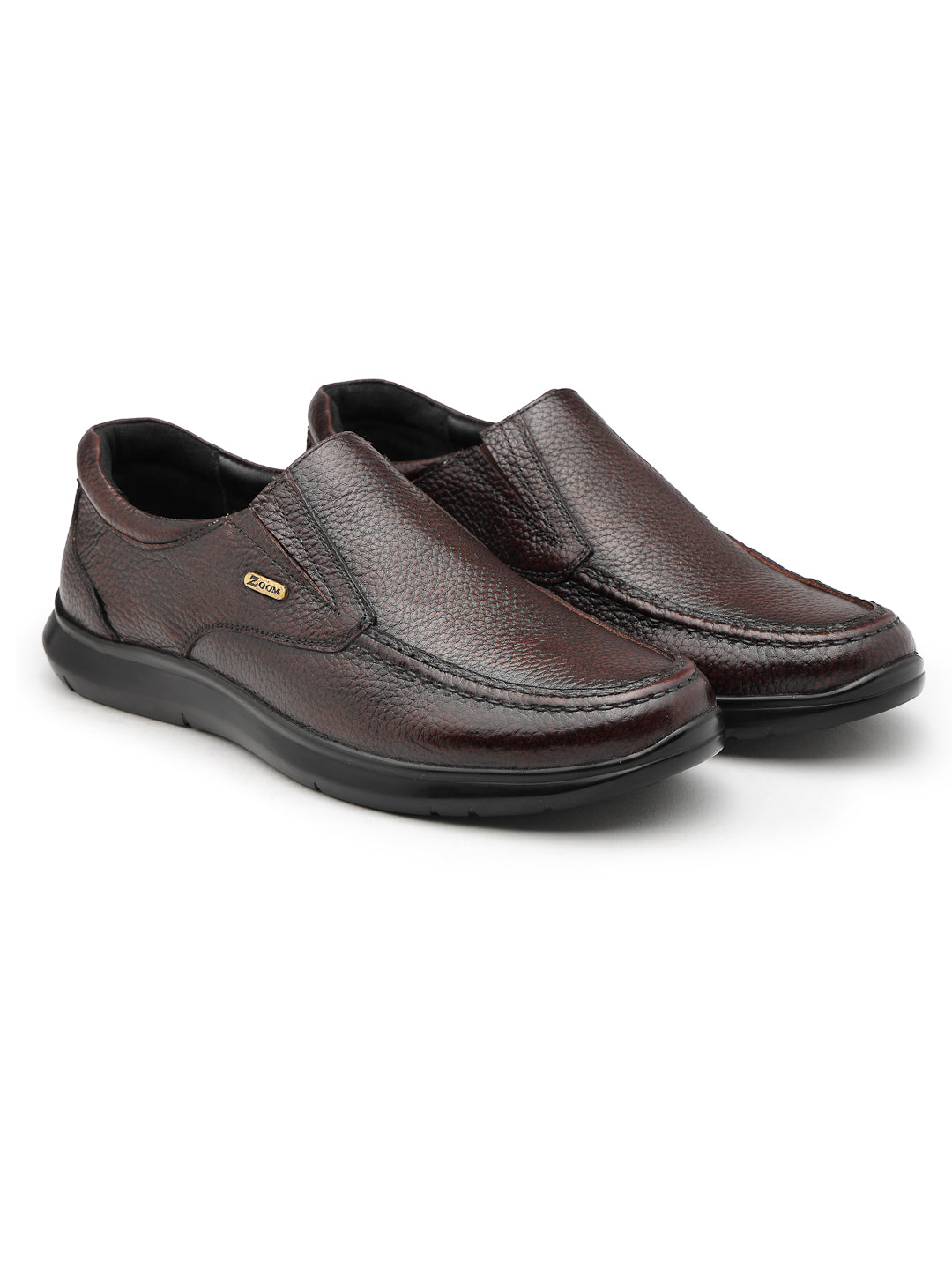 Men's Genuine Leather Casual Slip-On Shoes - 3313 - image 17
