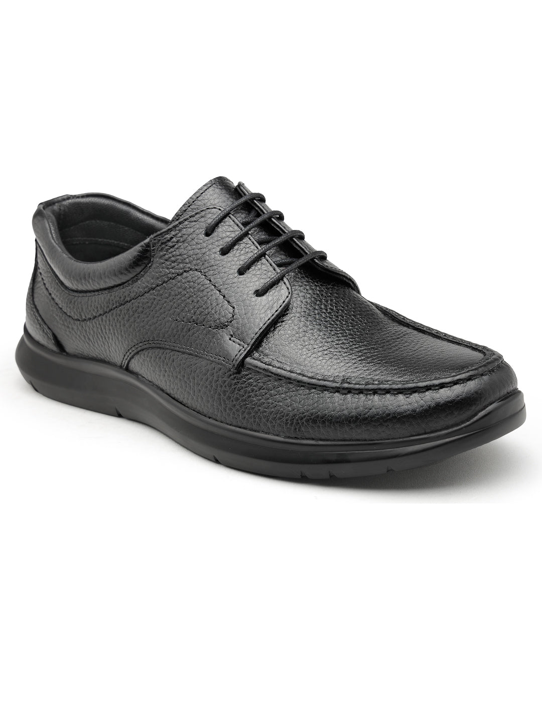 Men's Genuine Leather Derby Formal Shoes - 3363 - image 4