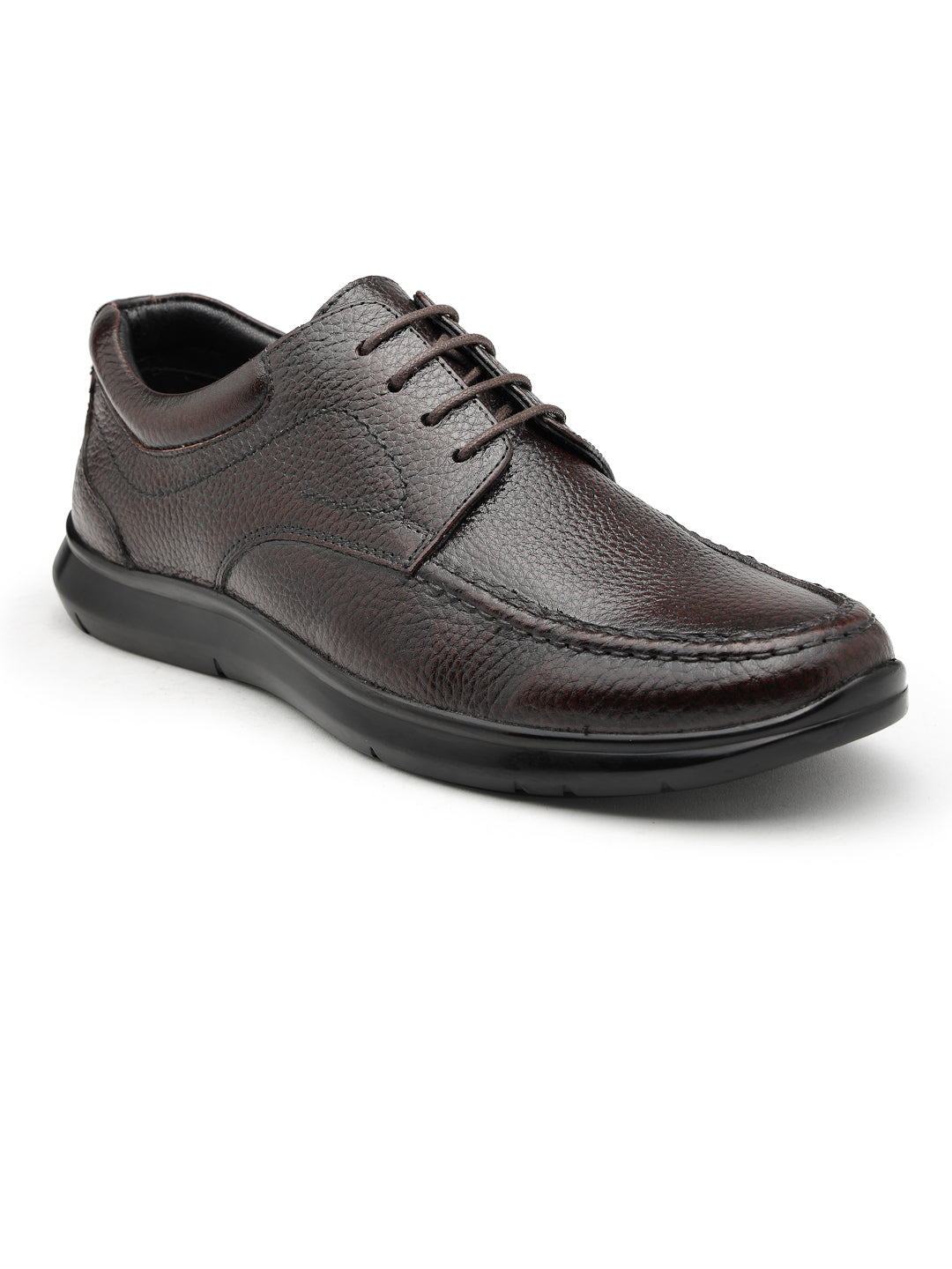 Men's Genuine Leather Derby Formal Shoes - 3363 - image 15