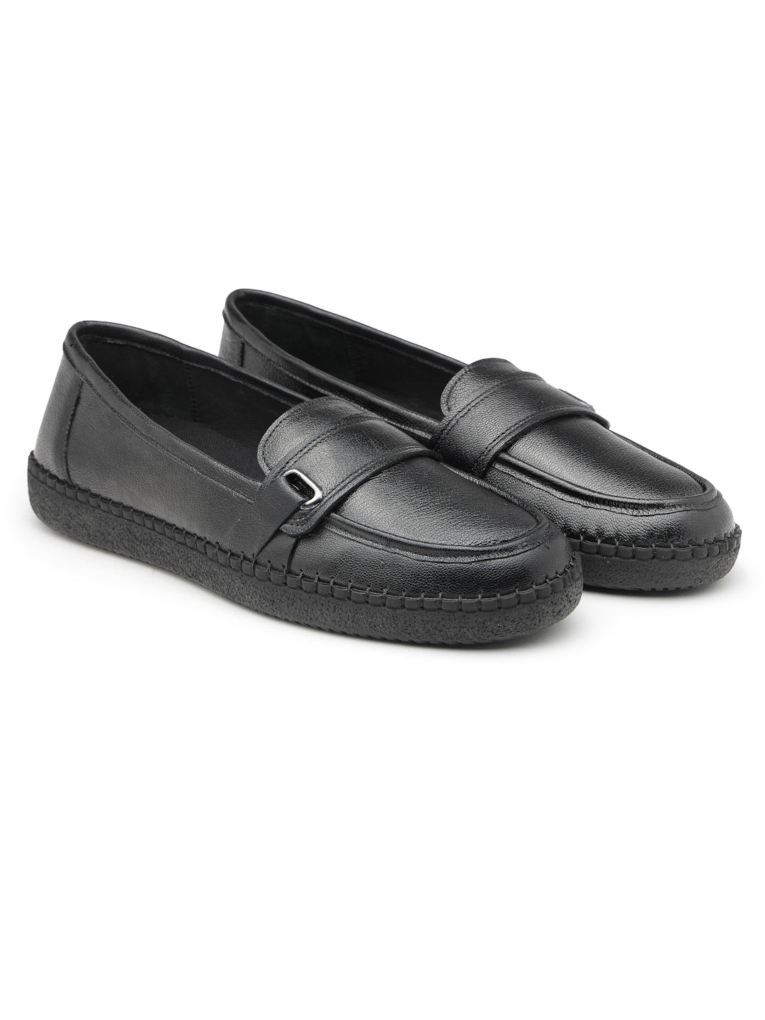 Women's Genuine Leather Bellies - 4007 - image 5