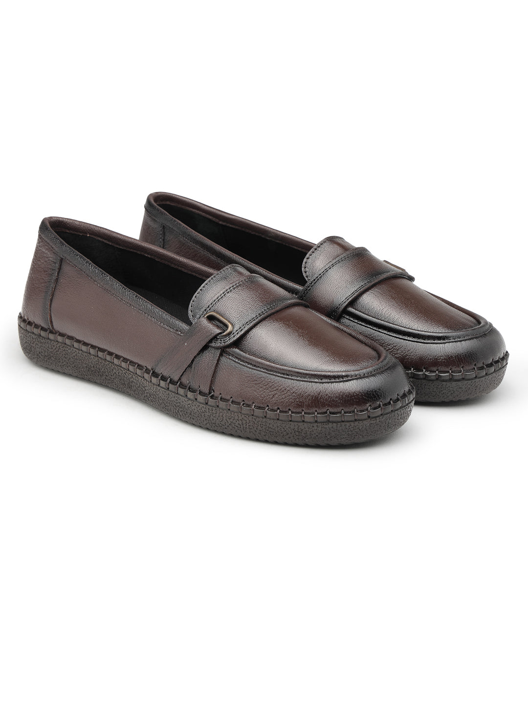 Women's Genuine Leather Bellies - 4007 - image 15