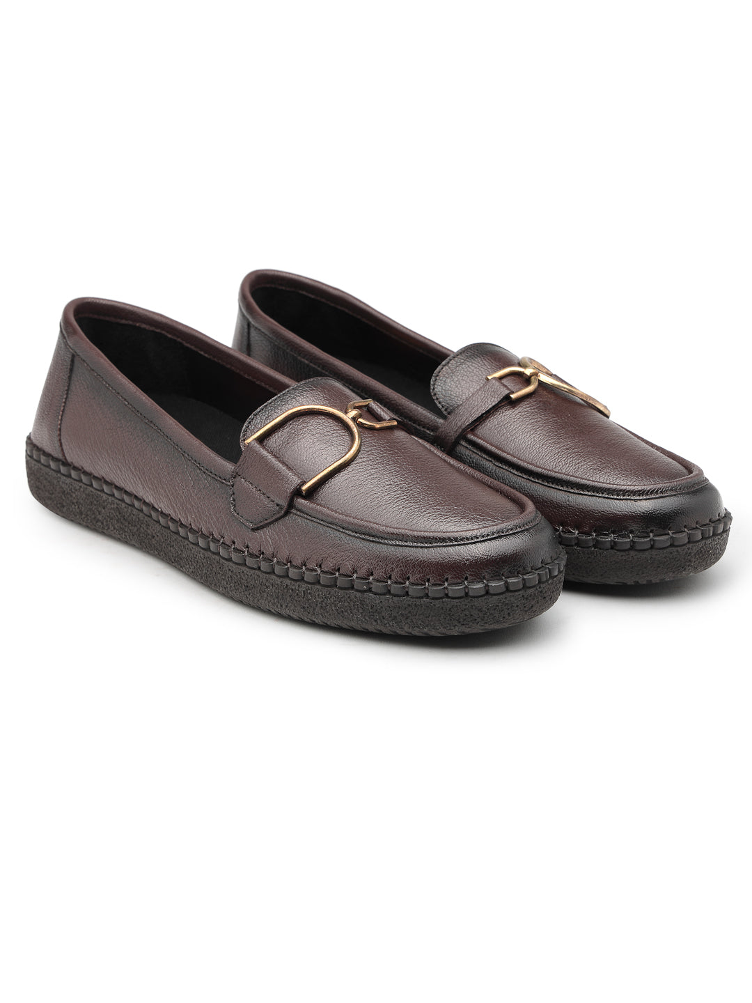 Women's Genuine Leather Bellies - 4009 - image 15