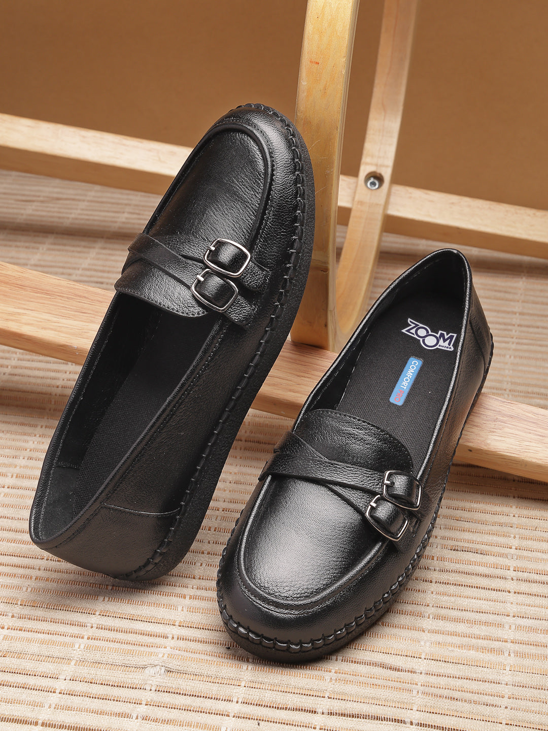 Women's Genuine Leather Bellies - 4031 - image 1