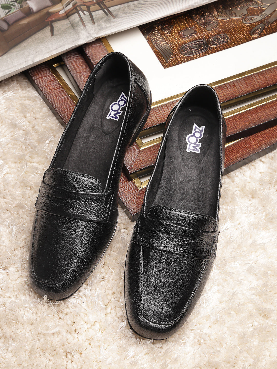 Women's Genuine Leather Bellies - 5565 - image 1